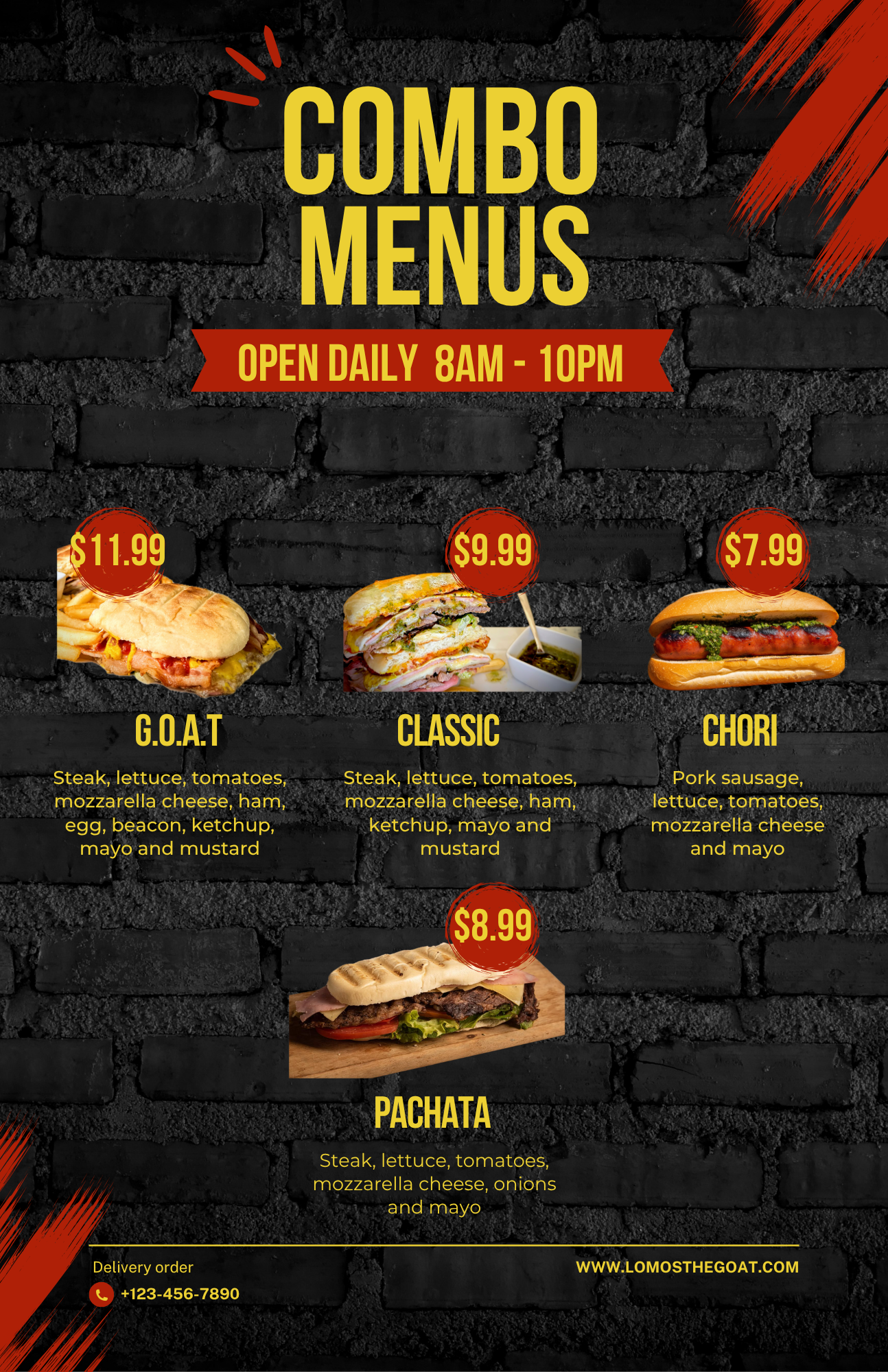 food menu