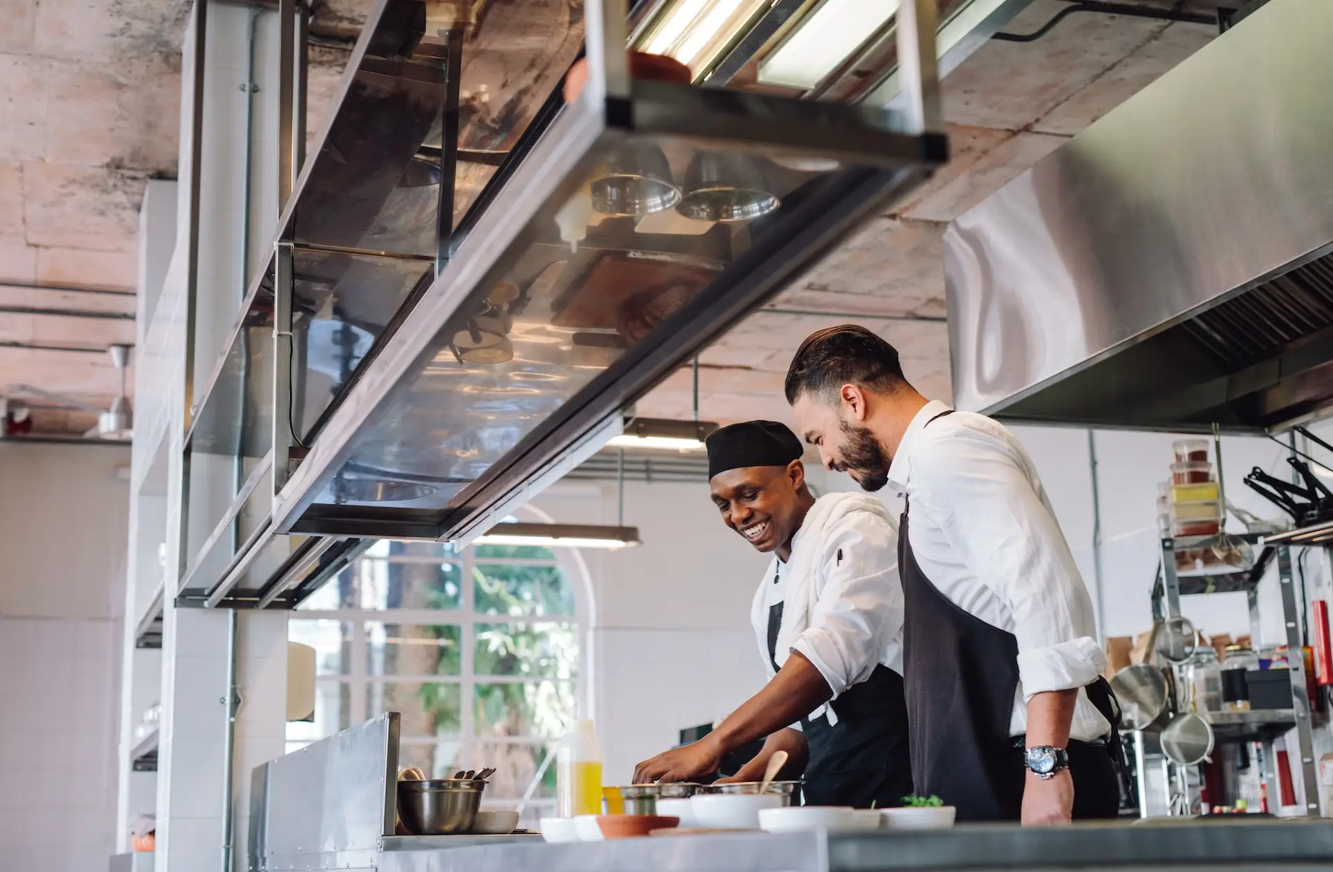 Team in the kitchen